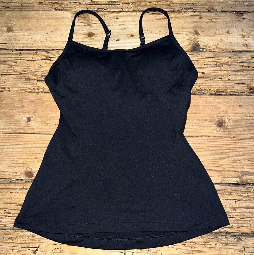 Under Armour Women’s Size Small Black Adjustable Strap Tank WBuilt In Padded